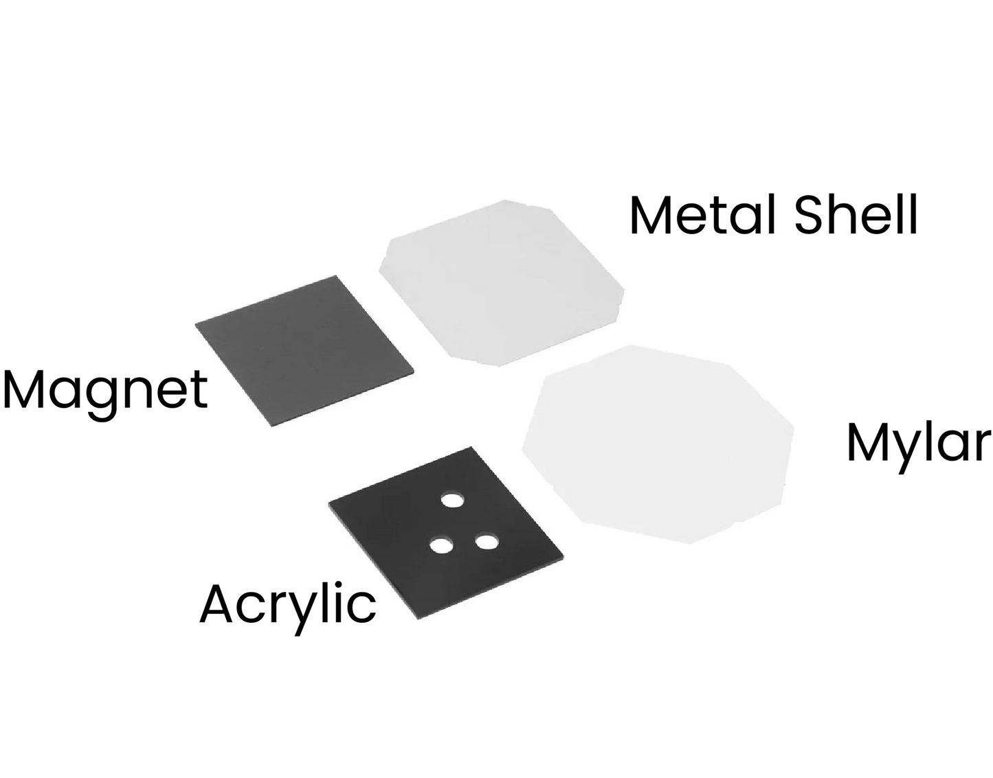 1,000 - 2.5”x2.5” Magnet Refill Supplies
